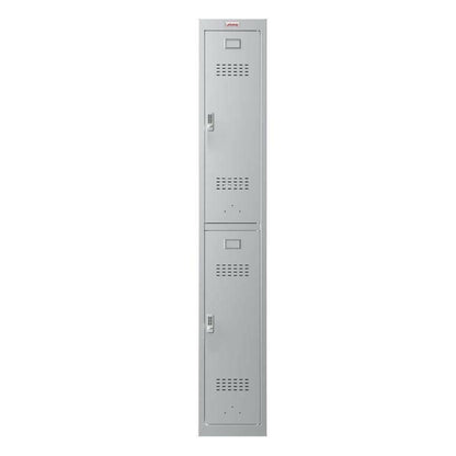 Phoenix PL1230GG locker, 1 column, 2 doors, closed view