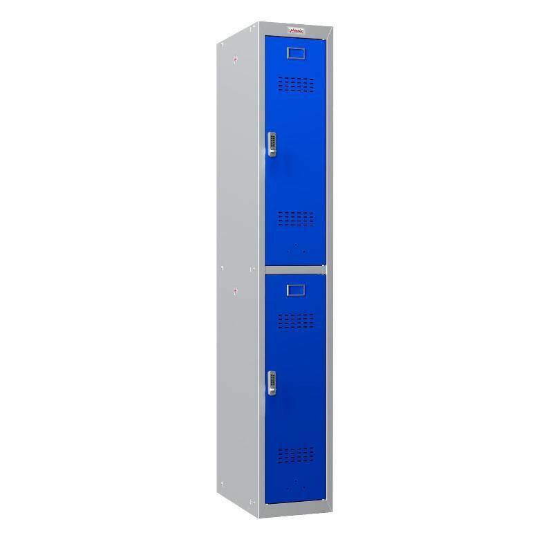 Phoenix PL1233GB locker with electronic lock, angled view