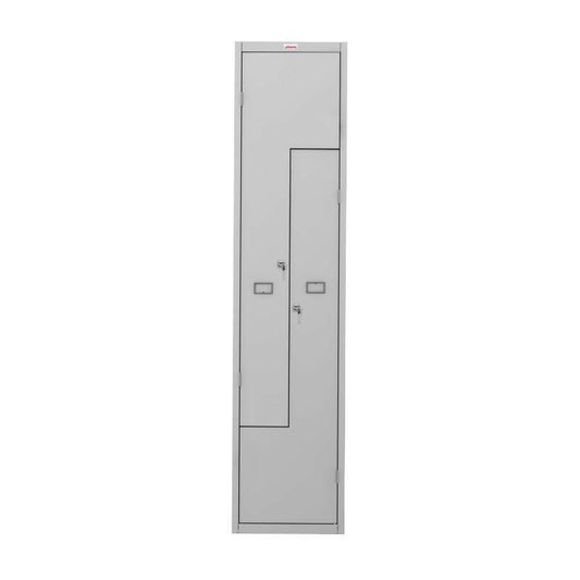 picture of Phoenix PLZ1240GG Personal Z Lockers, 1 Column, 2 Door, Grey