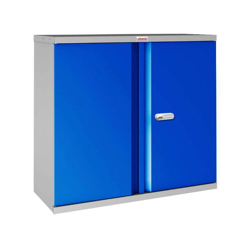 Phoenix SC1010GB blue cupboard with electronic lock