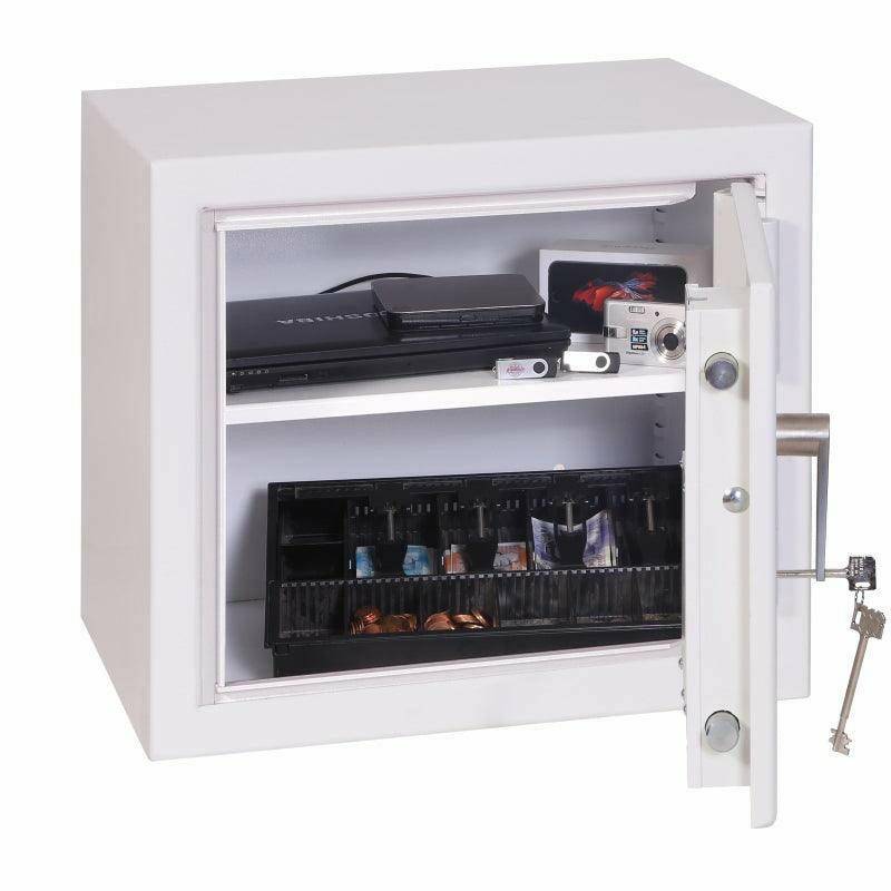 Open Phoenix SecurStore SS1161 safe with contents