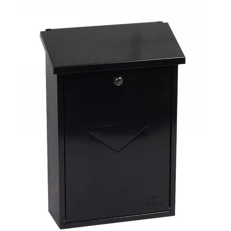 picture of the Phoenix Villa MB0114 Top-Loading Black Post Box