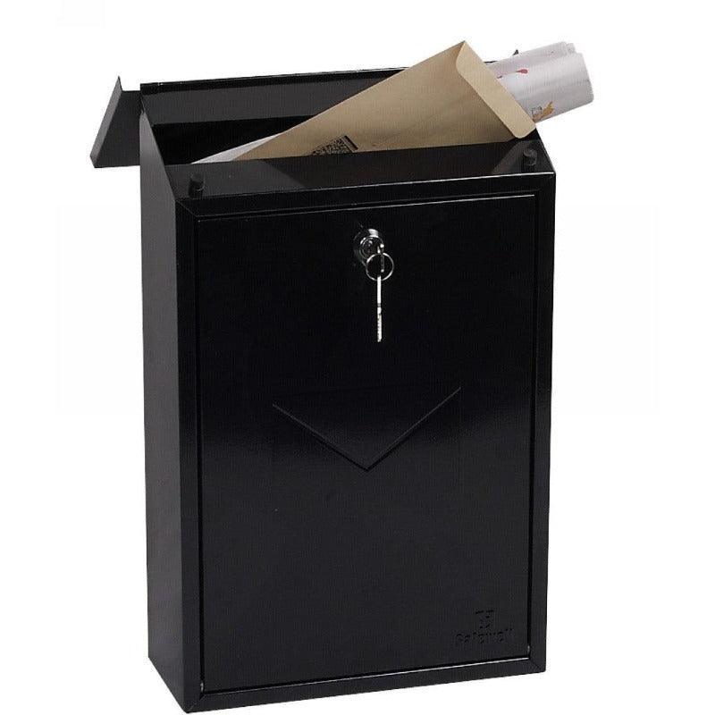 picture of the Phoenix Villa MB0114 Top-Loading Black Post Box