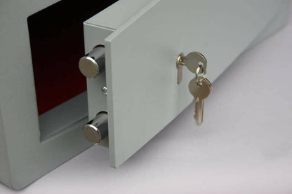 Close-up of Securikey SFEV035 Euro Vault locking bolts